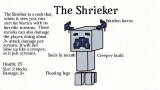 Minecraft Mob concept! | The Shrieker