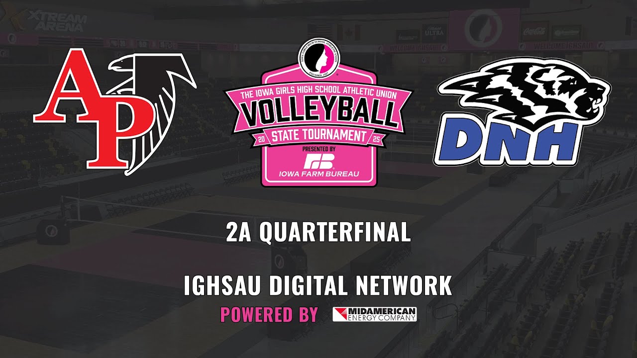 2025 IGHSAU Girls State Volleyball 2A Quarterfinal: Dike-New Hartford vs Aplington-Parkersburg