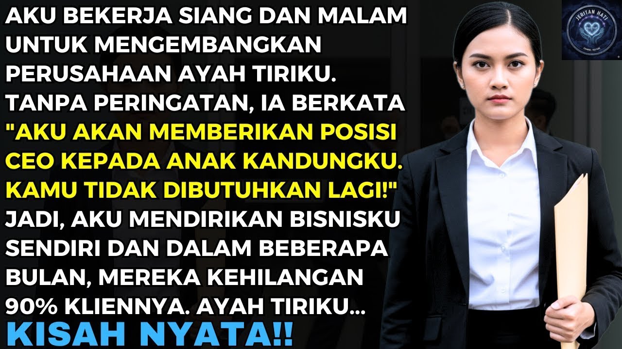 DIBUANG Ayah Tiri Demi Anak Kandung, CEO Baru ITU SYOK Saat 90% KLIEN Kabur Mencariiku!..