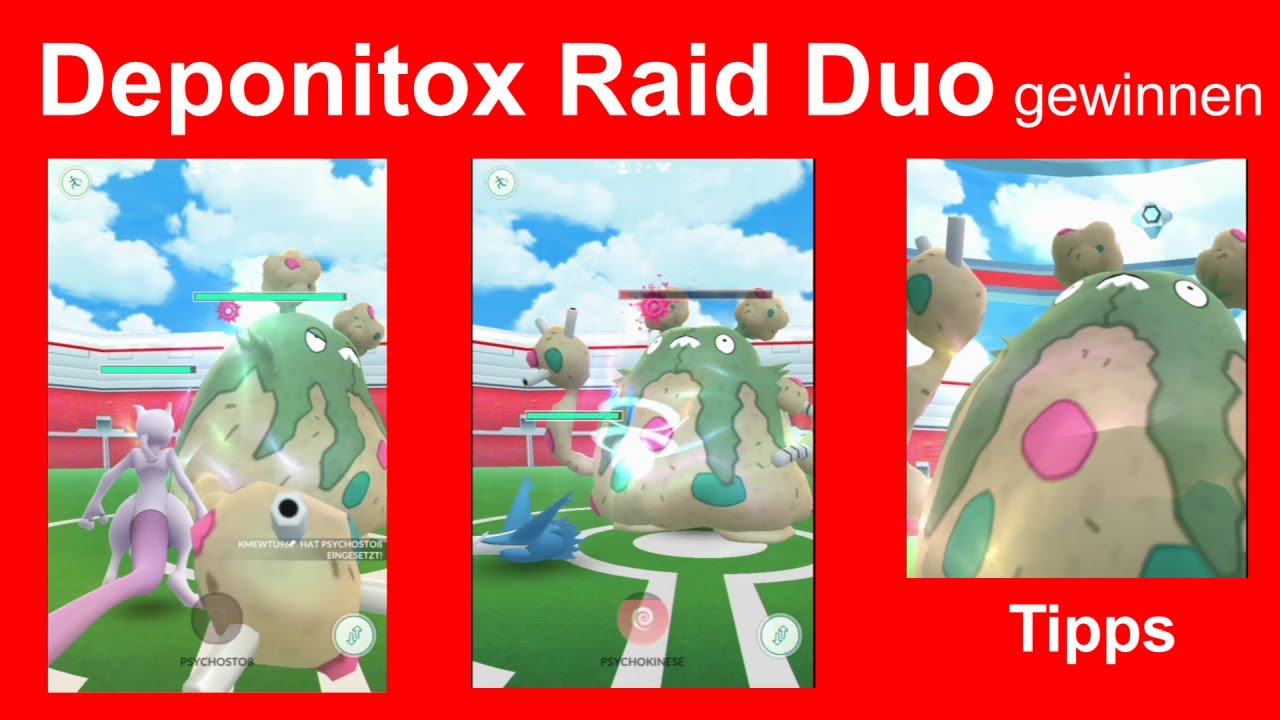 Deponitox Raid Duo gewinnen. Wie man Deponitox zu zweit im 4er Raid besiegt  - Pokemon GO Deutsch 122