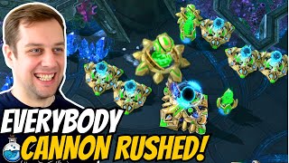 Terran did NOT expect THIS Cannon Rush outcome! | Cannon Rush in Grandmaster #46 StarCraft 2
