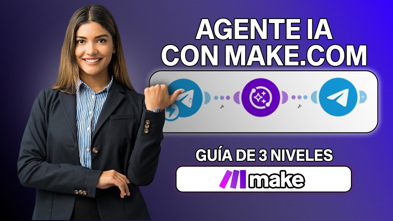Crea tu primer agente IA con Make.com en 3 pasos - YouTube