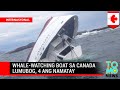 Whale-watching ship tumama sa mga bato at lumubog; 4 ang namatay — TomoNews