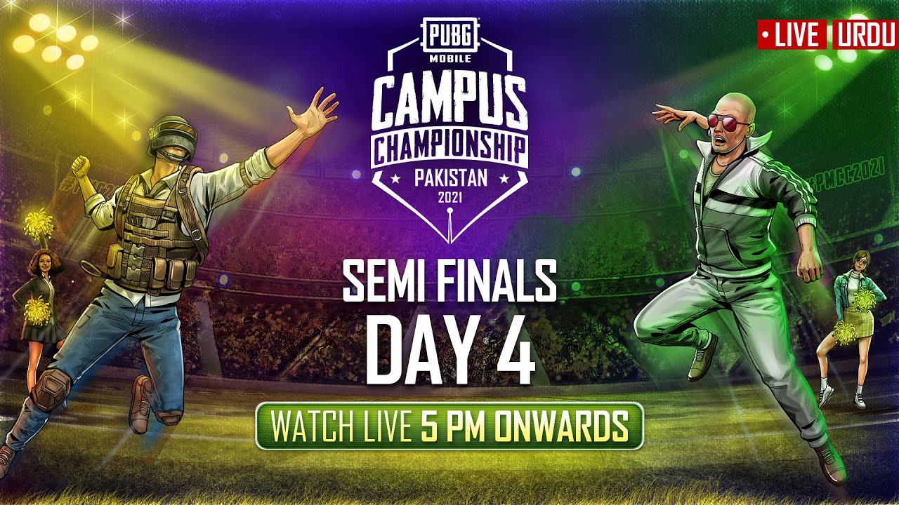 [URDU] PMCC 2021 - پاکستان | سیمی فائنل - چوتھا دن | پب جی موبائل کیمپس چیمپینشیپ