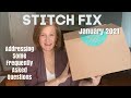 Stitch Fix | January 2021 | Let's Have a Little Heart to Heart Chat