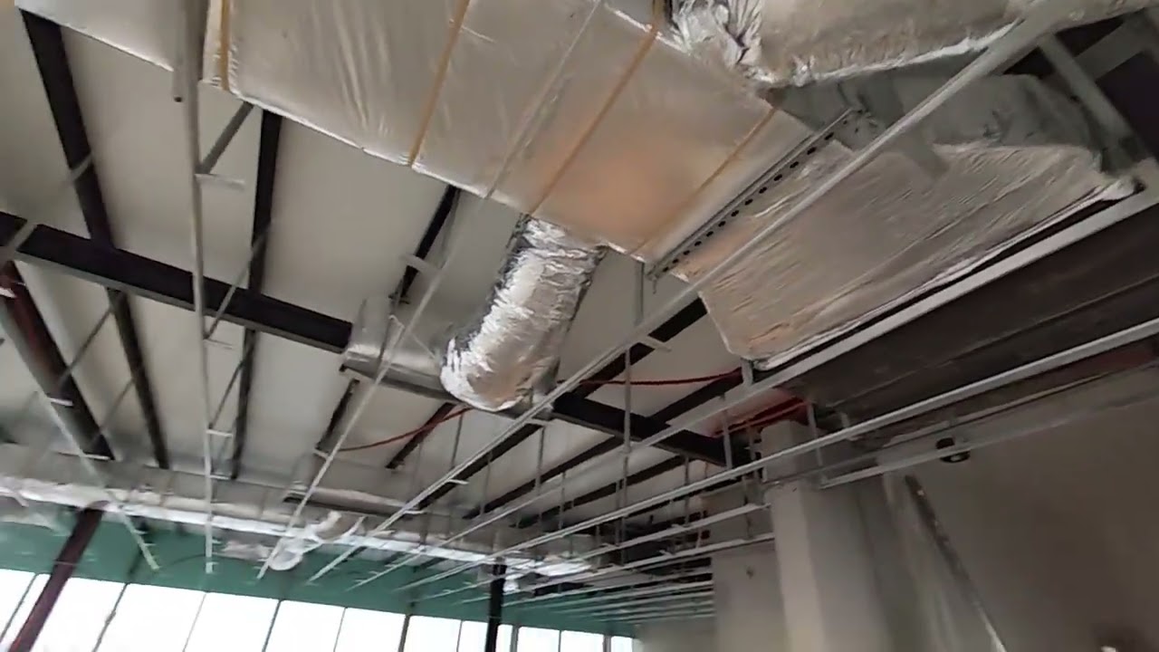 Concealed carrier Ac Installation with duct
