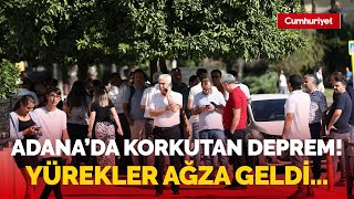 Adanada Korkutan Deprem Çevre Illerden De Hissedildi...