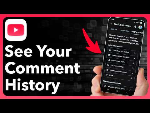 How To See Your Comments On YouTube