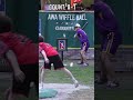 Fourth Pitch is Illegal😭 #dingersornothing #wiffleball #baseball #shorts