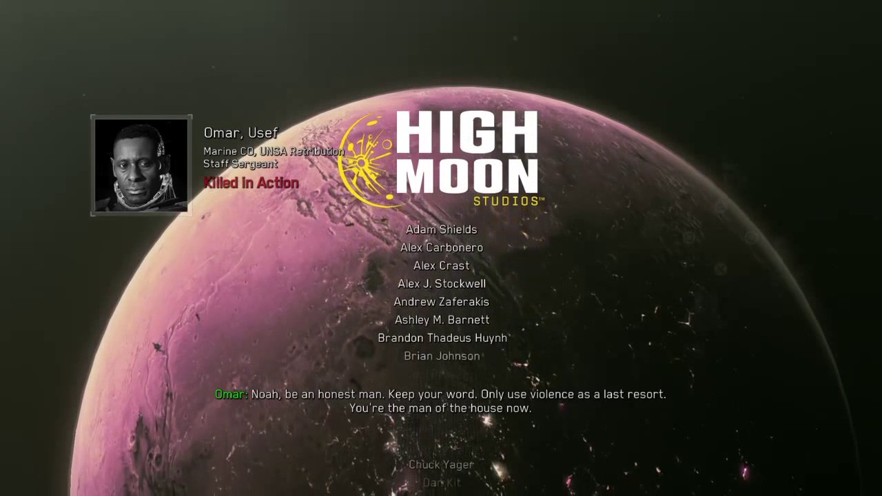 Call of Duty Infinite Warfare: Sgt Omar Usef's Last Words