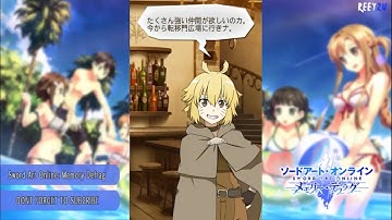 Sword Art Online Memory Defrag - x10+1 Scout Gacha Roll #5