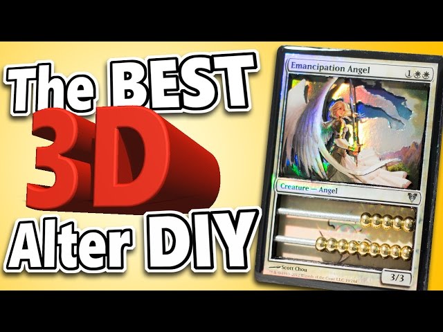3d mtg cards SWAMP - - COMMANDER DECK BOX 100 model 3D printable MTG - How to 3D