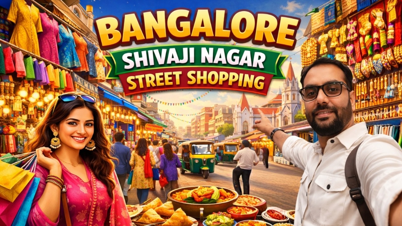 Bangalore Shivajinagar Street Shopping 🛍️  Cheapest Clothes, Ladies Dresses & Wholesale Market Tour😍