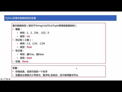 Python Tutorial 09 Python基本数据类型和变量 Youtube