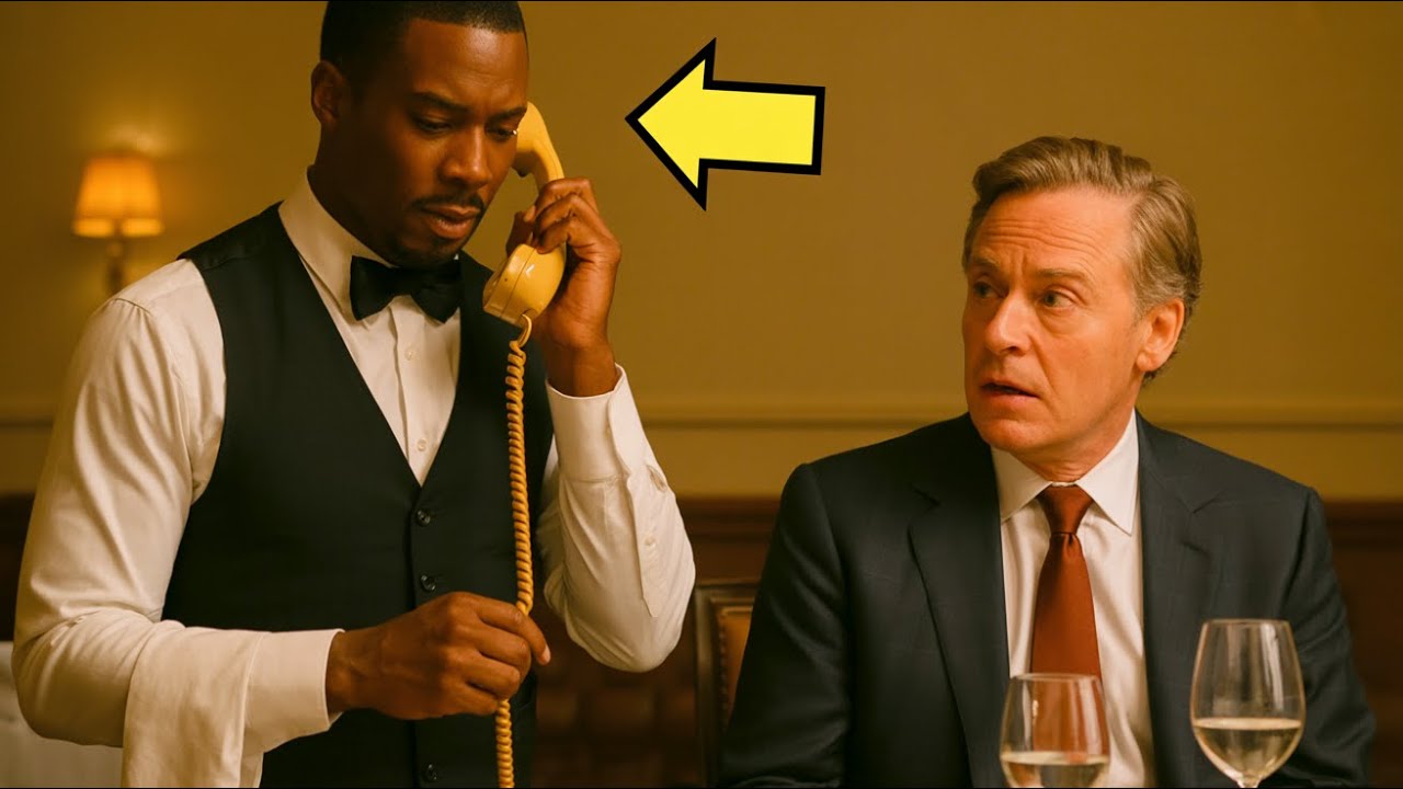 BLACK WAITER ANSWERED A CALL IN FRENCH IN FRONT OF THE RICH MAN… THE NEXT DAY, HE LOST HIS JOB