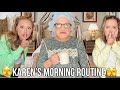 WE SPYED ON KAREN &amp; SAW WHAT SHE REALLY DOES IN THE MORNING 😳😱🤭