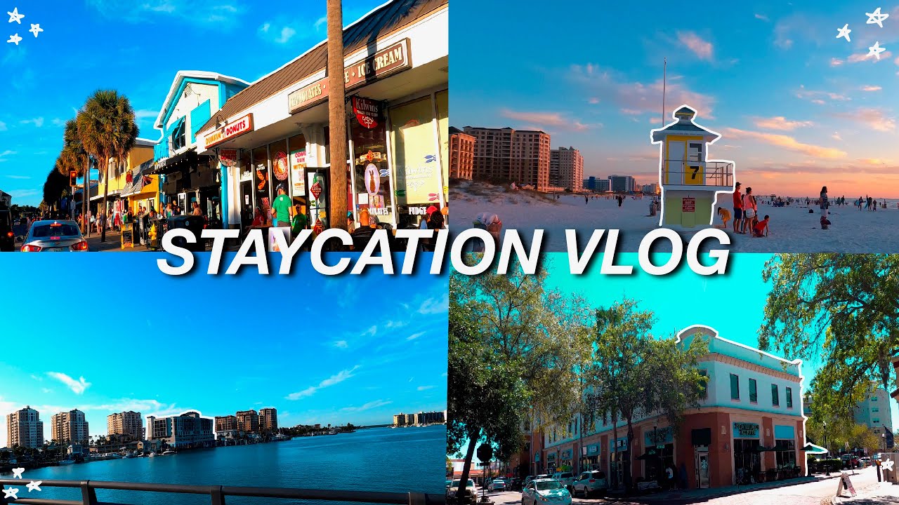 STAYCATION VLOG! SAFETY HARBOR CLEARWATER BEACH 1 BEACH IN THE US YouTube