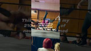 She Ended Her 210 Day Streak! 😱😱😱 #womenswrestling #prowrestling #professionalwrestling