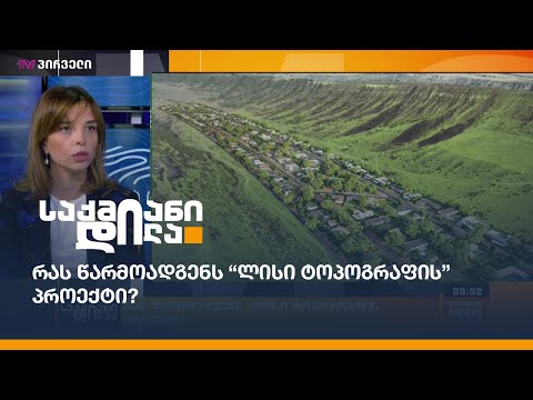 რას წარმოადგენს “ლისი ტოპოგრაფის” პროექტი?