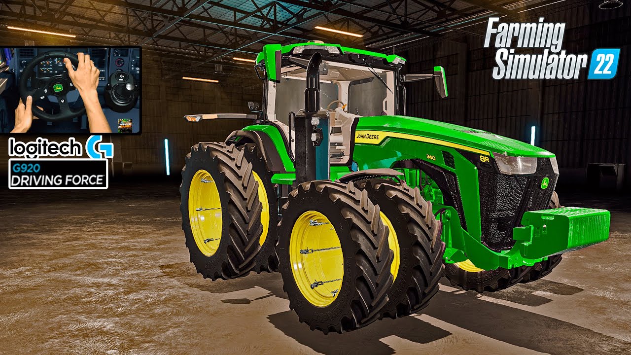 Farming Simulator 22  Testando o novo trator john deere 8r 