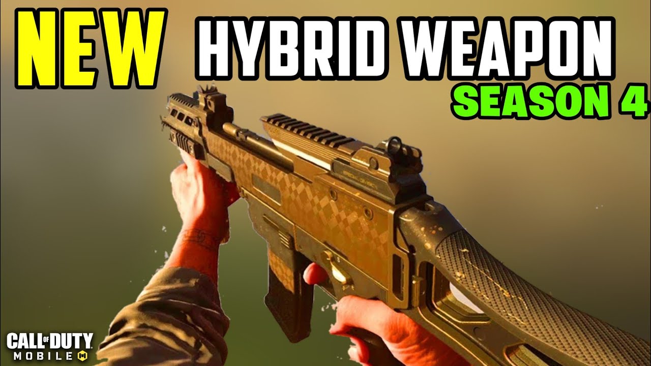 Season 4 New HYBRID WEAPON Call Of Duty Mobile LEAKS!! Season 4 Weapon Holger-26 || cod mobile leaks