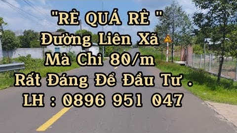 Làm Ăn Thất Bại nên phải bán rẻ lô đất để trả nợ đất quá đẹp cũng như là vị trí tại Xã Bầu Chinh.