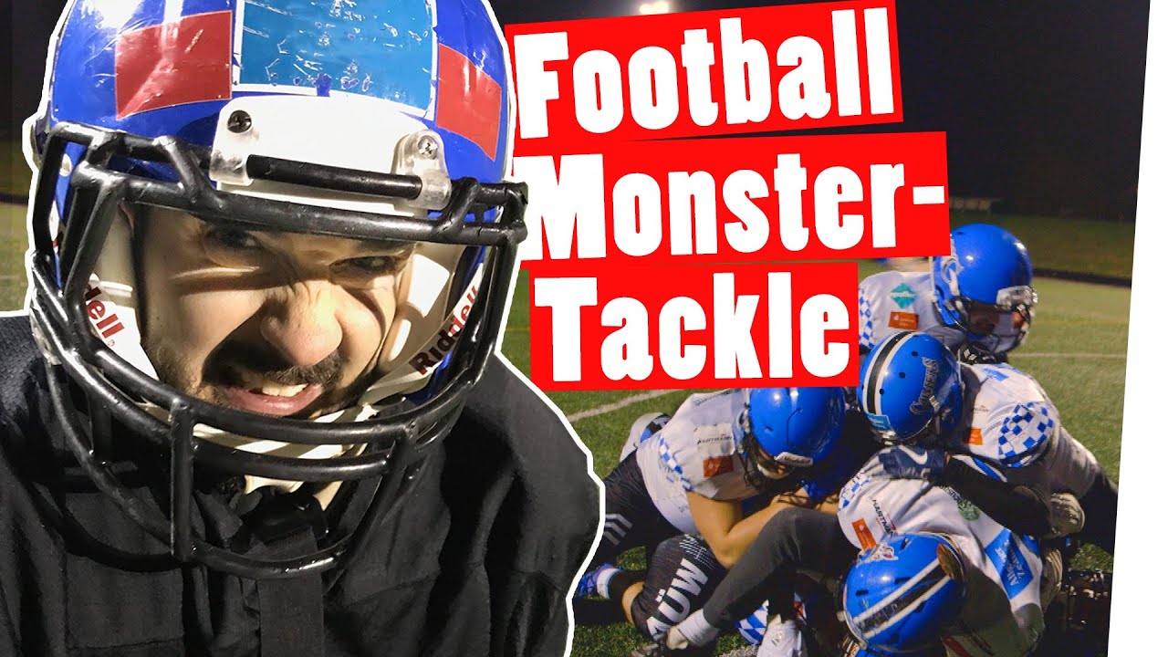 Bestrafung: Monster-Tackle durch Football-Bundesliga-Team || „Das schaffst du nie!“
