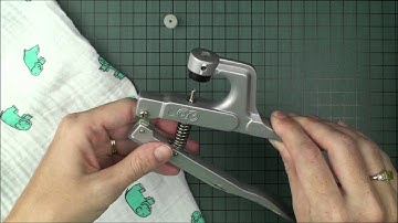 How to remove plastic snaps using plastic snap pliers