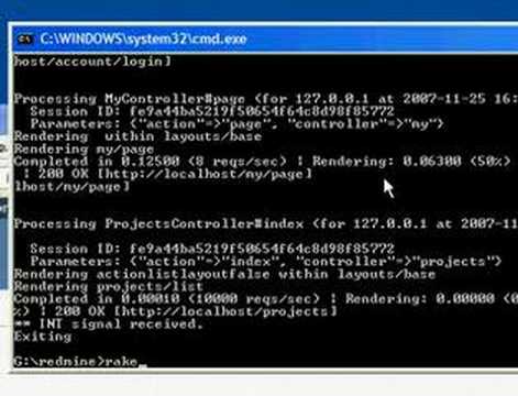 Redmine installation