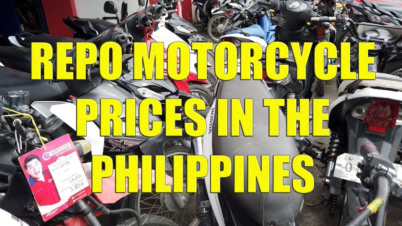 Repo Motorcycle Prices In The Philippines Youtube