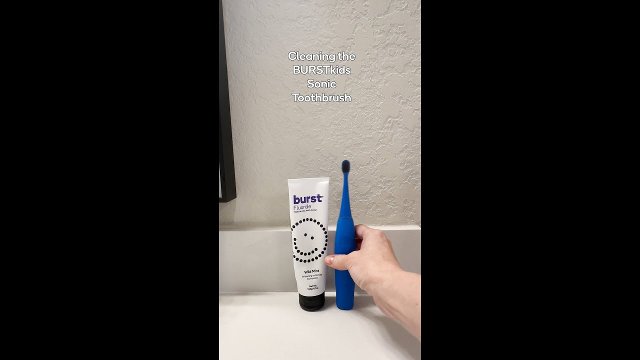 Cleaning the BURSTkids Sonic Toothbrush (and brush head swap)