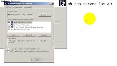 Các Bước Cấu Hình Active Directory Trên Windows Server 2003 -by vinhstars.com