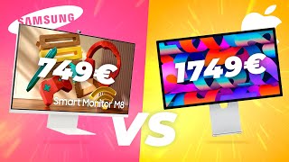 Samsung Smart Monitor M8 vs Apple Studio Display : Pourquoi payer 1000€ de plus ?!