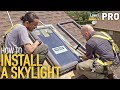 How to install a skylight  lowes pro howto