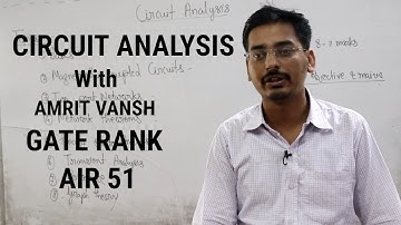Circuit Analysis - Syllabus and Weightage in GATE / IES with Amrit Vansh ft. CJTalk | Network Theory