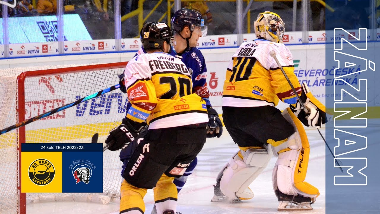 HC Verva Litvínov - HC Škoda Plzeň | ZÁZNAM, 24.kolo TELH 2022/23, 29.11.2022