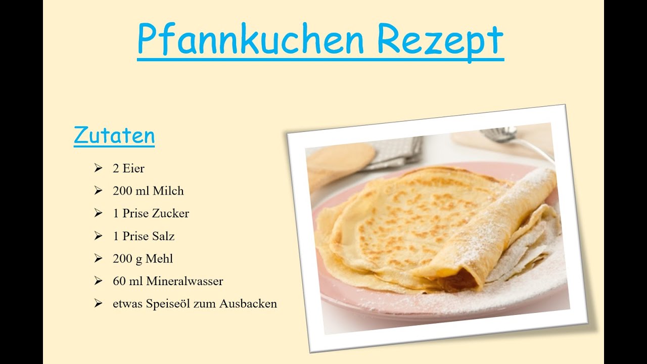 New Ein Pfannkuchen Rezept mit Microsoft Word gestalten
