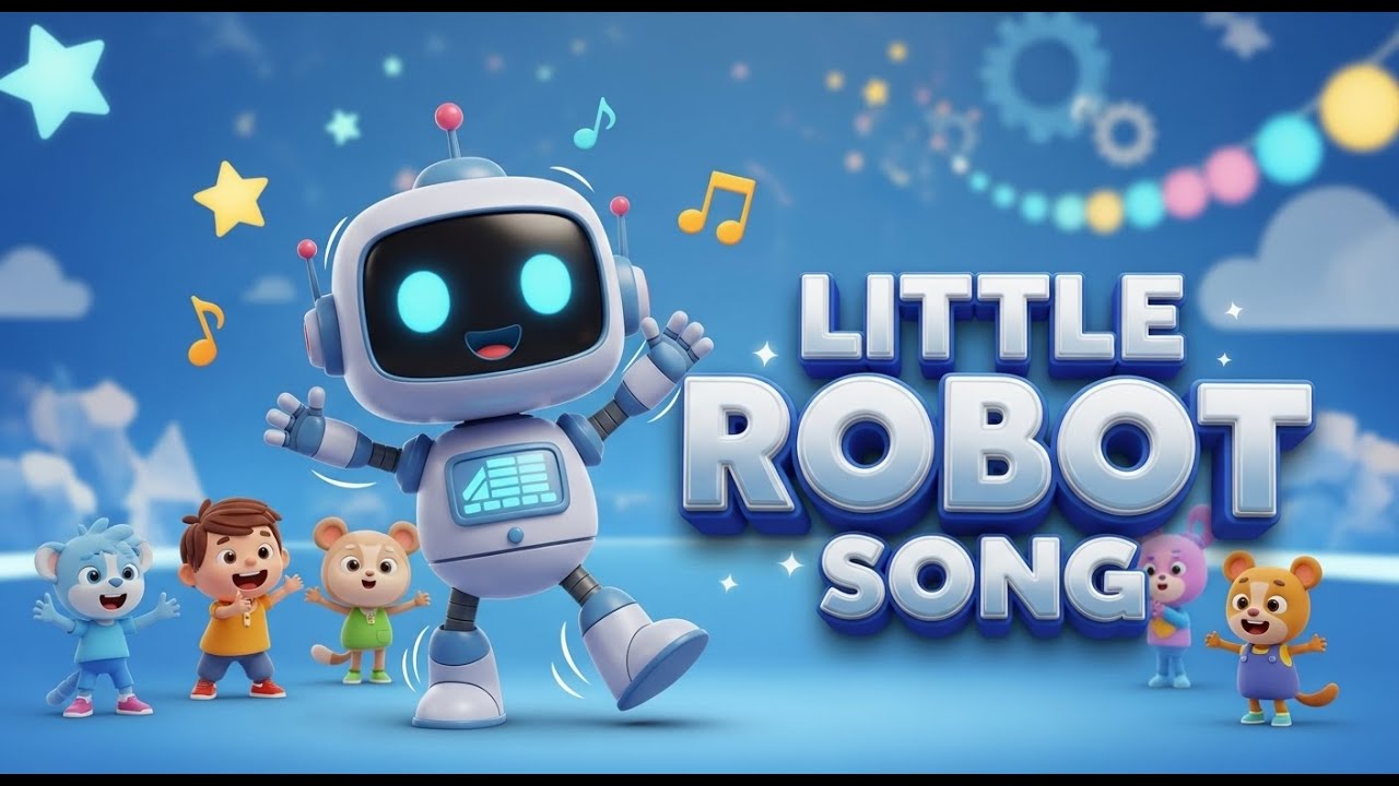 Little Robot Song | Fun Robot Music & Dance for Kids | ToonBeats Studio