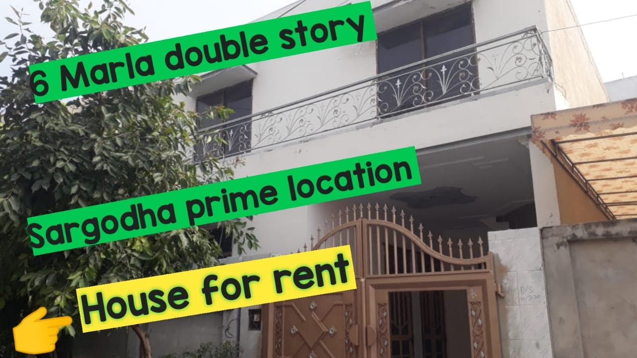6 Marla Full Double Story House for Rent Umer Park Homes Sargodha