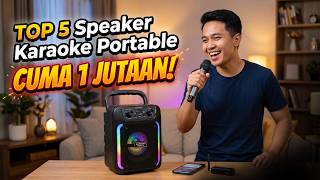 5 REKOMENDASI Speaker Karaoke Portable 1 Jutaan Terbaik! Suara Jernih & Bass Anti Cempreng!