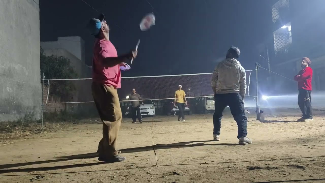 Badminton Doubles- Aakash/Gaurav Vs. Amit/Aman, Aakash/Gaurav Wins Score- 21/16 (Hard and Tough)