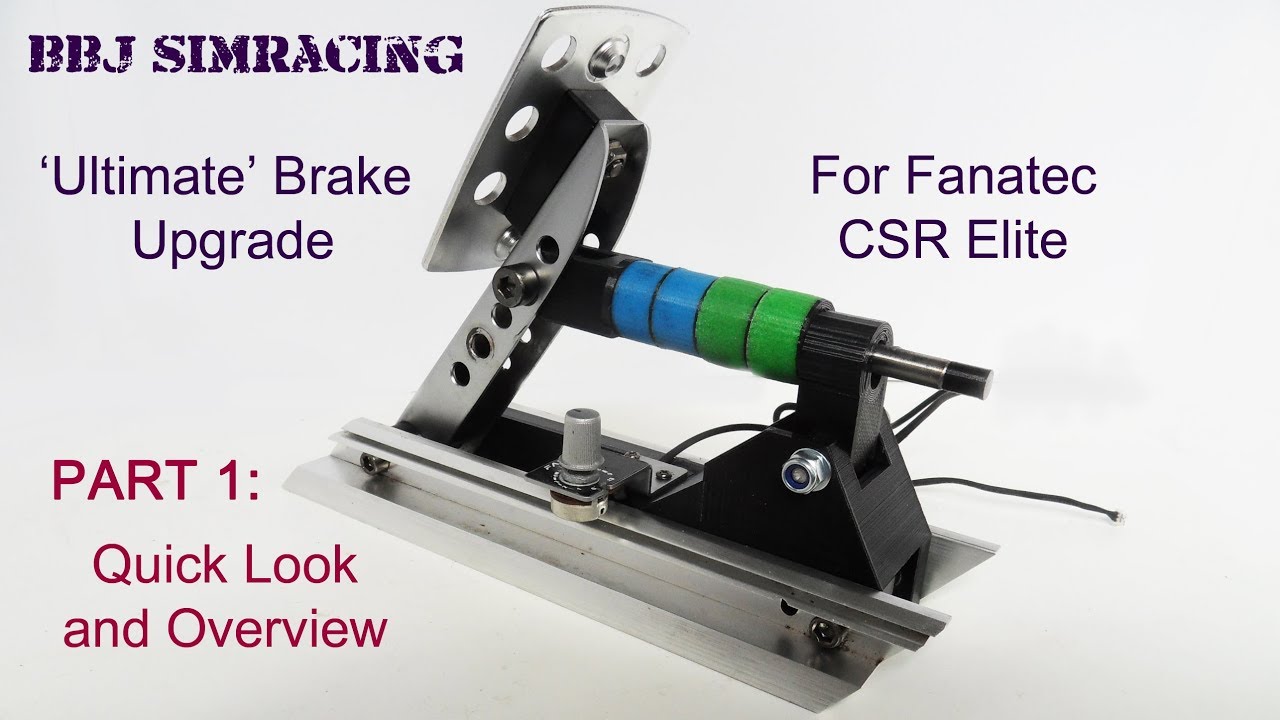 Ultimate Brake Upgrade System for Fanatec CSR Elite Pedals #1 - YouTube