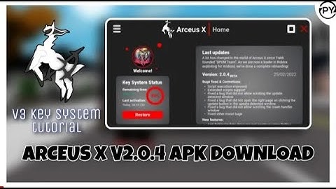 ROBLOX Arceus X V2.0.4 APK Download | Arceus X Key System