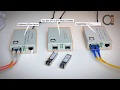 Single Mode to Multimode Converter Application of SFP to SFP media converter