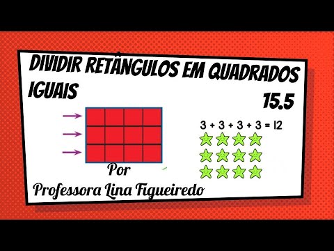 Vídeo: Como Dividir Um Quadrado Em 6 Quadrados Iguais