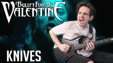 Bullet For My Valentine | Knives | Nik Nocturnal GUITAR COVER + Screen Tabs