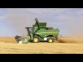 Gerstenernte mit John Deere S690i, S685i und  Fendt 936