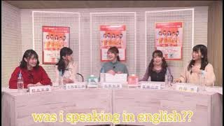 shuu uchida has fun with her non-english friends