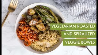 Vegetarian Roasted and Spiralized Veggie Bowls | Inspiralized screenshot 5