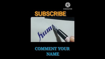 cursive writing Subscribers name #cursive #calligraphy #short #viral#samyak art